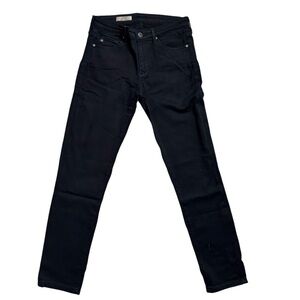 AG Adriano Goldschmied Black The Prima Mid Rise Cigarette Skinny Jeans Size 25